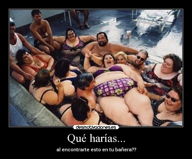 Qué harías... - al encontrarte esto en tu bañera??
