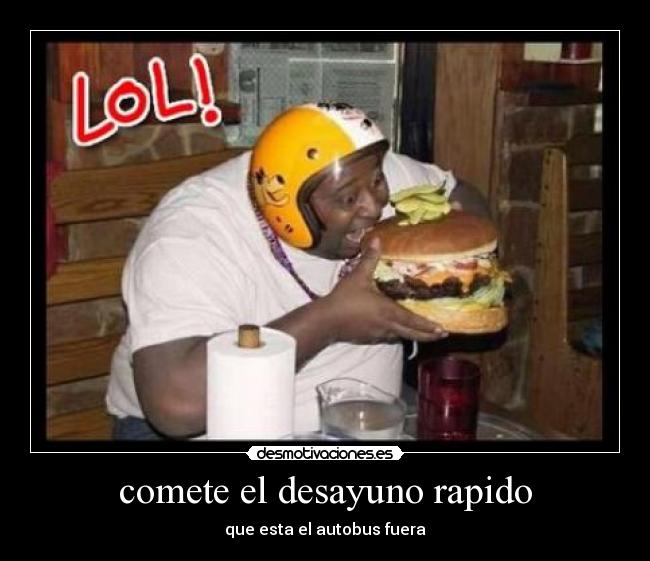 comete el desayuno rapido -