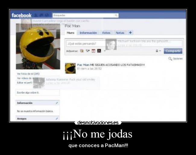 ¡¡¡No me jodas - que conoces a PacMan!!!