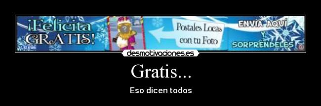Gratis... - 