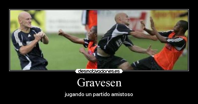 Gravesen - jugando un partido amistoso