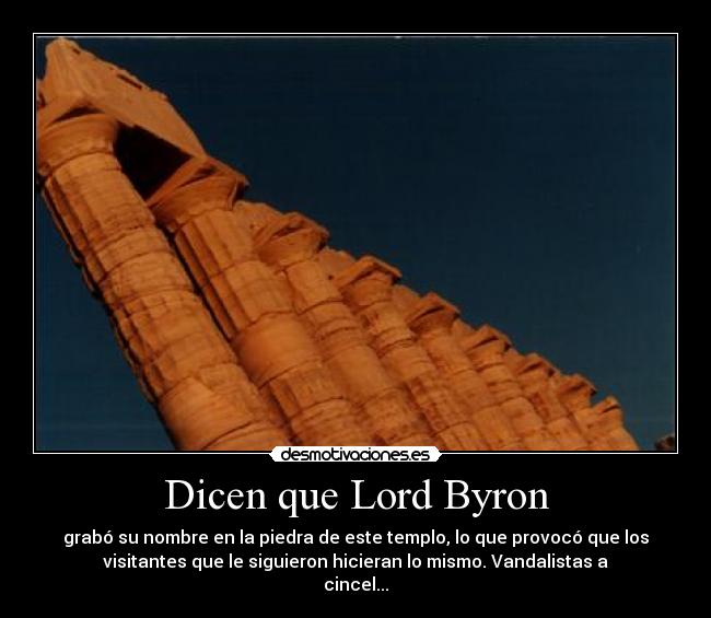 Dicen que Lord Byron - 