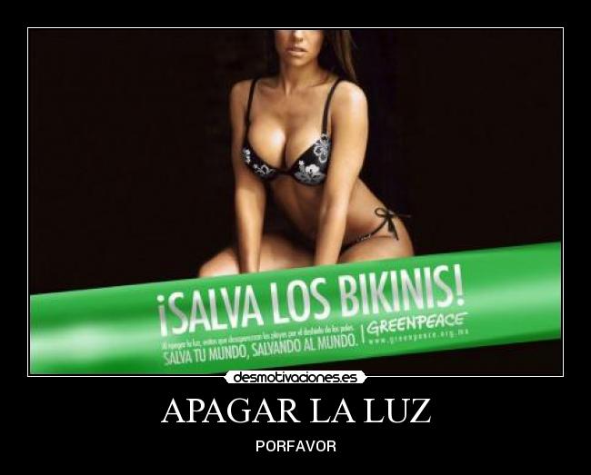 APAGAR LA LUZ - PORFAVOR