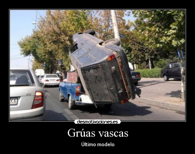 Grúas vascas - Último modelo