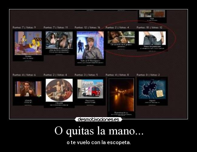 O quitas la mano... - 