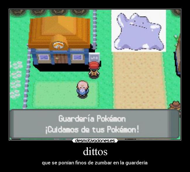 carteles pokemon guarderia ditto desmotivaciones
