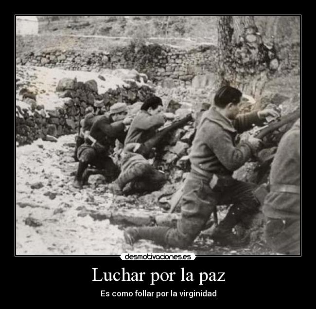 Luchar por la paz -