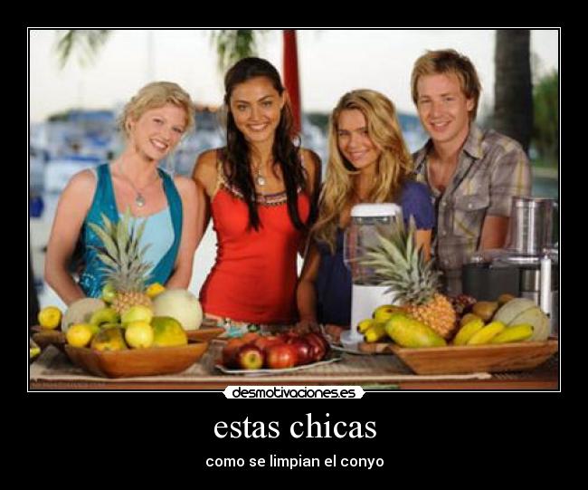estas chicas - como se limpian el conyo