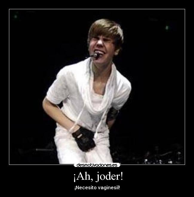 carteles biebervaginesilescocido desmotivaciones