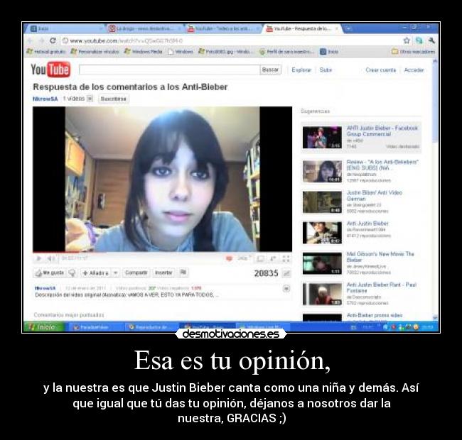 Esa es tu opinión, -