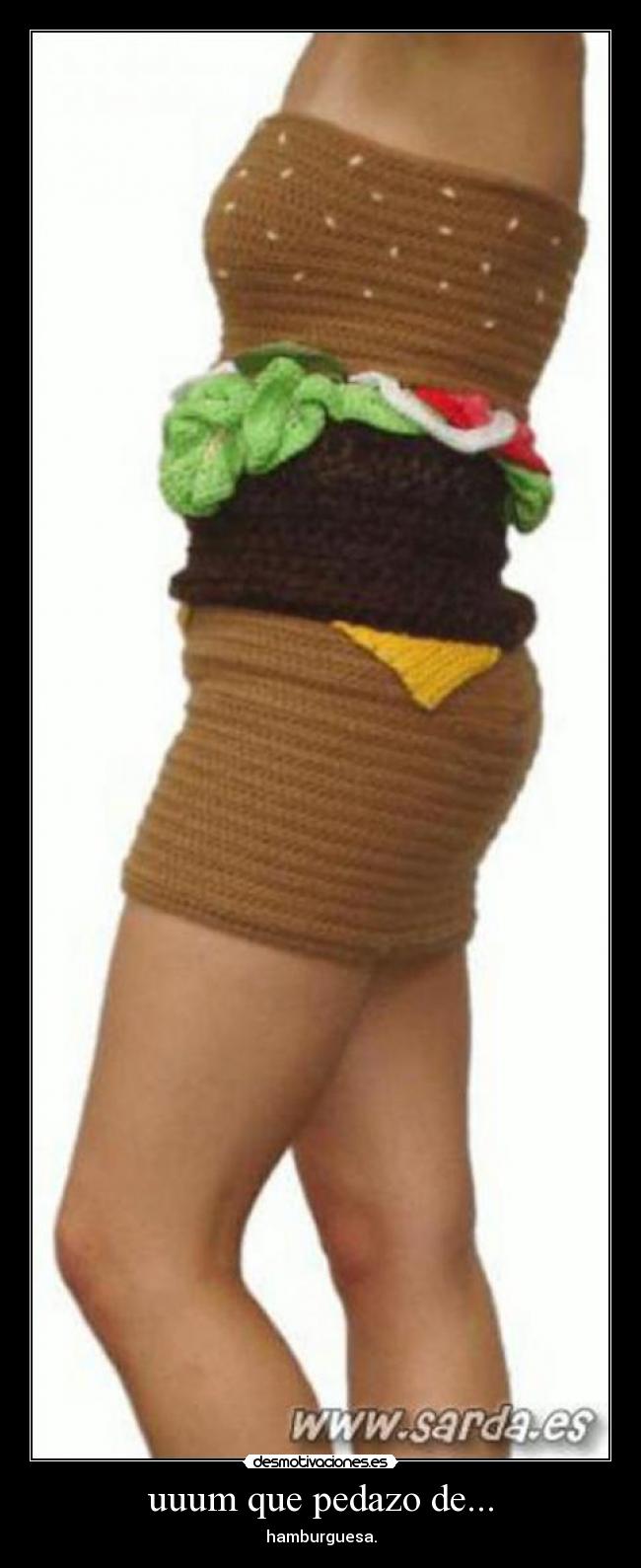 uuum que pedazo de... - hamburguesa.