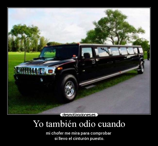 Yo también odio cuando -