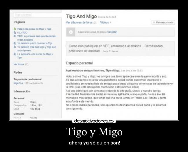 Tigo y Migo -