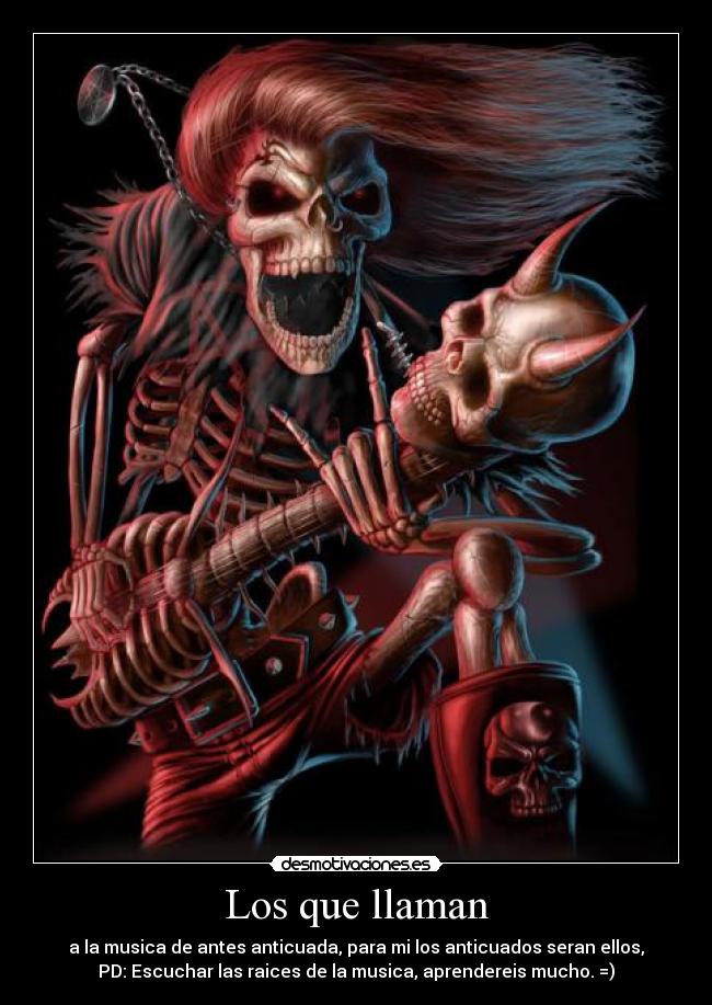Los que llaman - a la musica de antes anticuada, para mi los anticuados seran ellos,
PD: Escuchar las raices de la musica, aprendereis mucho. =)