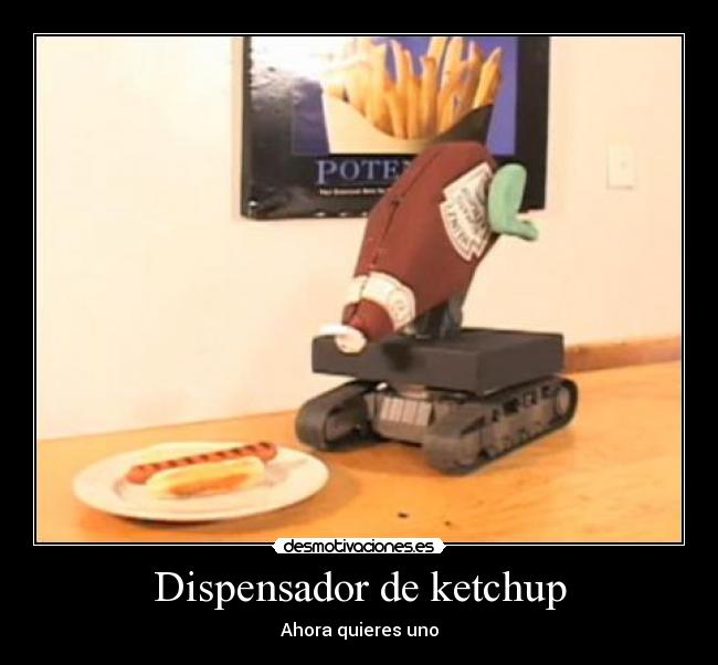 Dispensador de ketchup -
