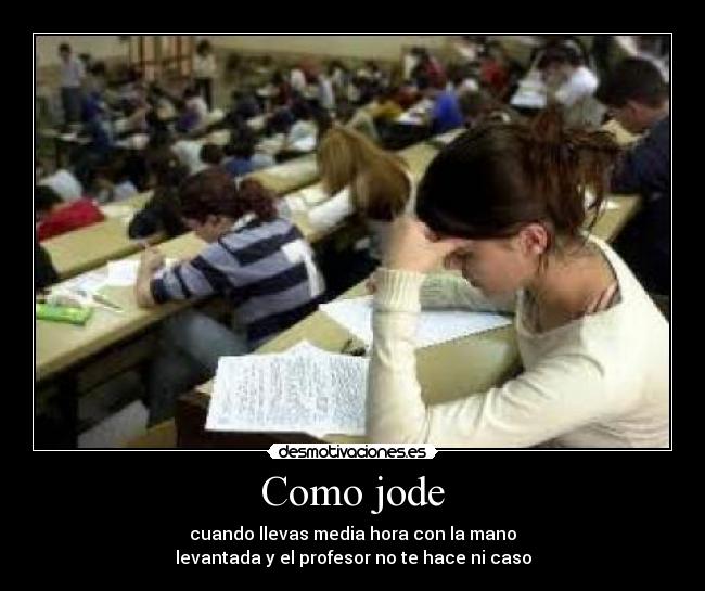 Como jode -