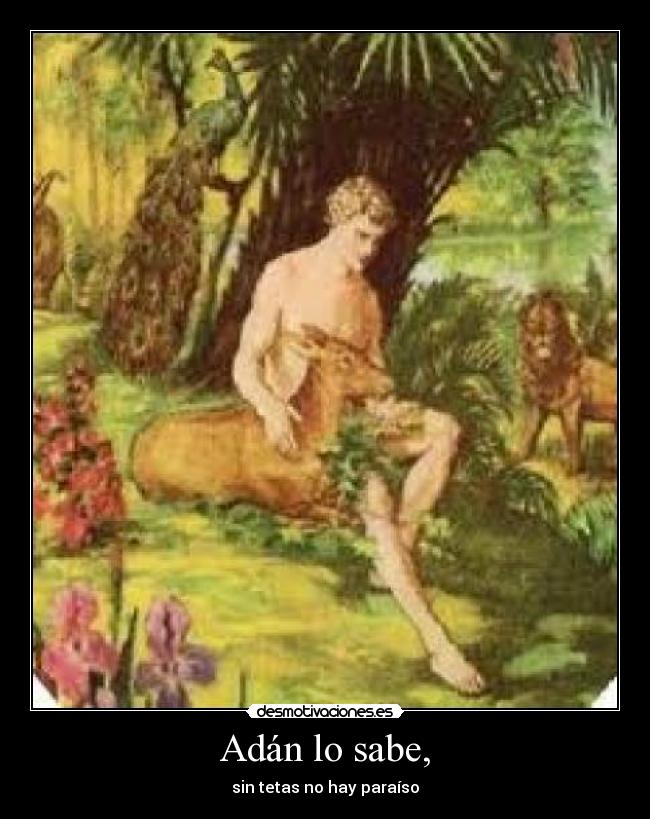 Adán lo sabe, - 