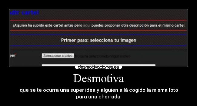 carteles desmotiva desmotivaciones