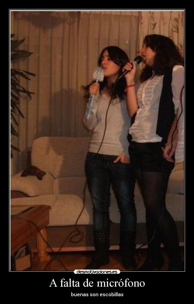 A falta de micrófono - 
