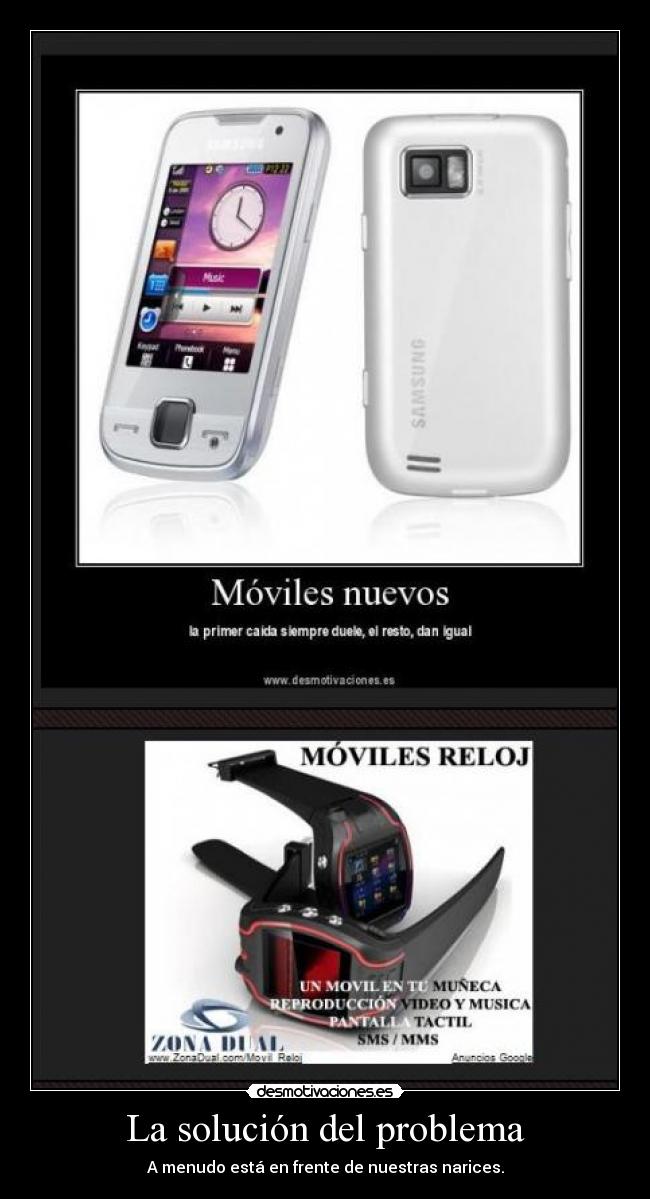 La solución del problema - A menudo está en frente de nuestras narices.