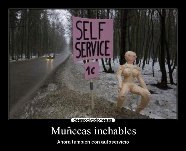 Muñecas inchables - Ahora tambien con autoservicio
