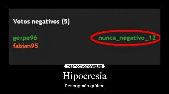 Hipocresía -