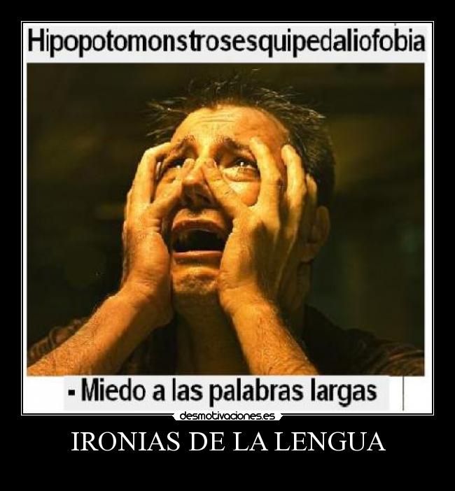 IRONIAS DE LA LENGUA - 
