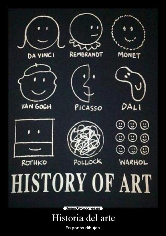 carteles historia arte historia del arte desmotivaciones