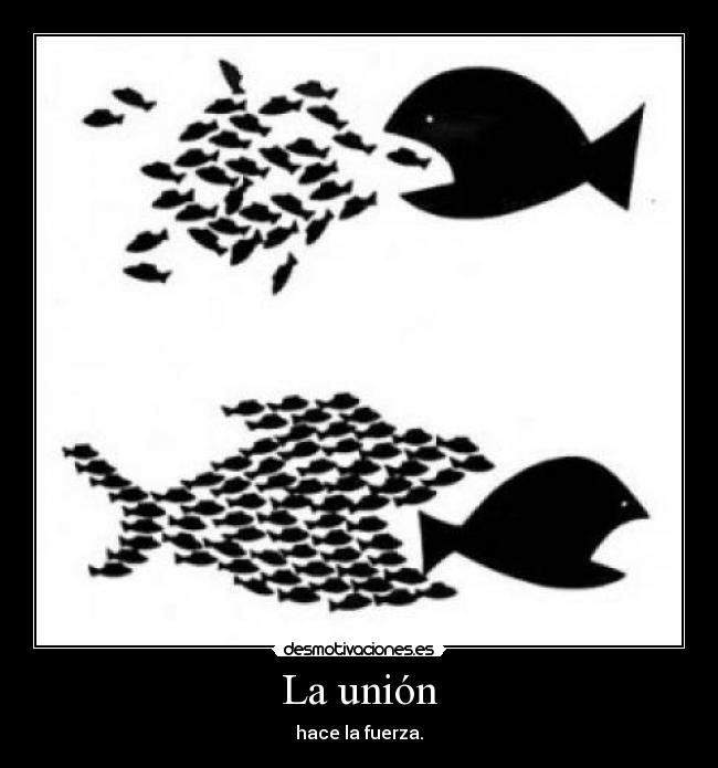 La unión - hace la fuerza.