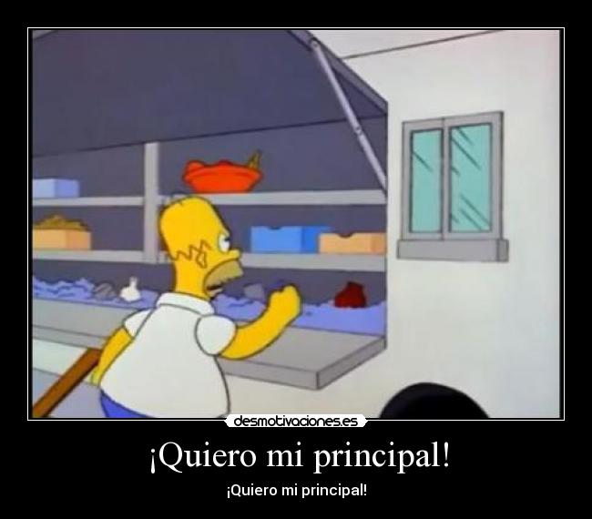 carteles homer simsoon quiero bocadillo principal desmotivaciones