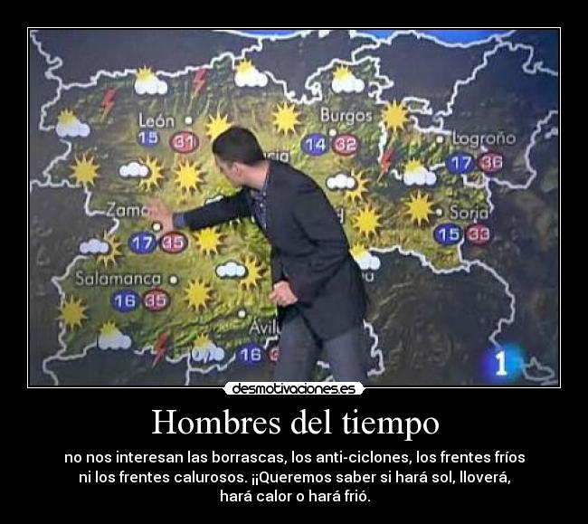 Hombres del tiempo - 