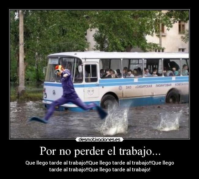 Por no perder el trabajo... - 