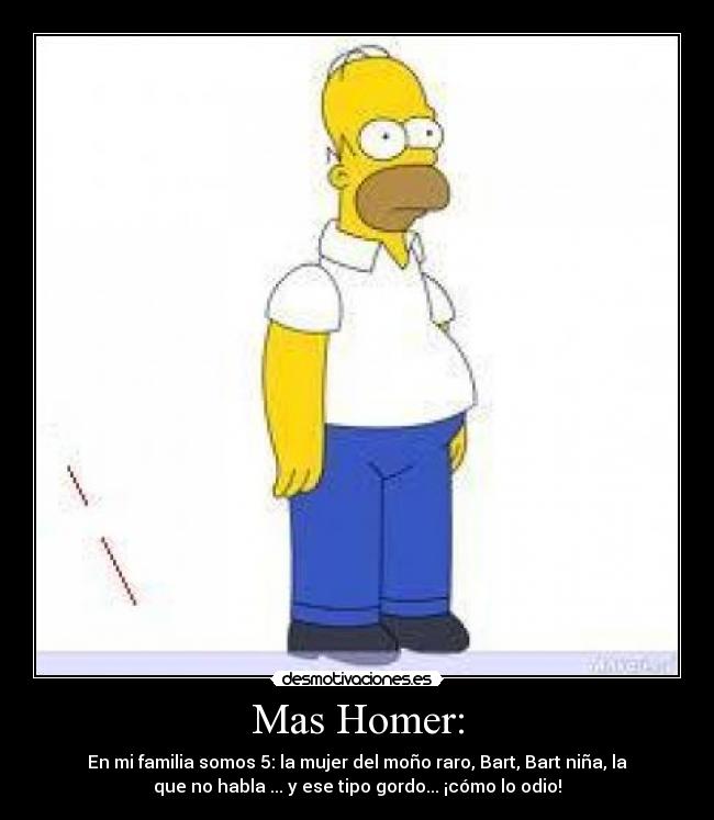 Mas Homer: - 