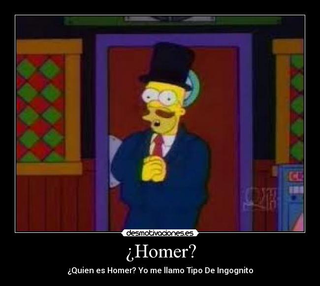 ¿Homer? - 