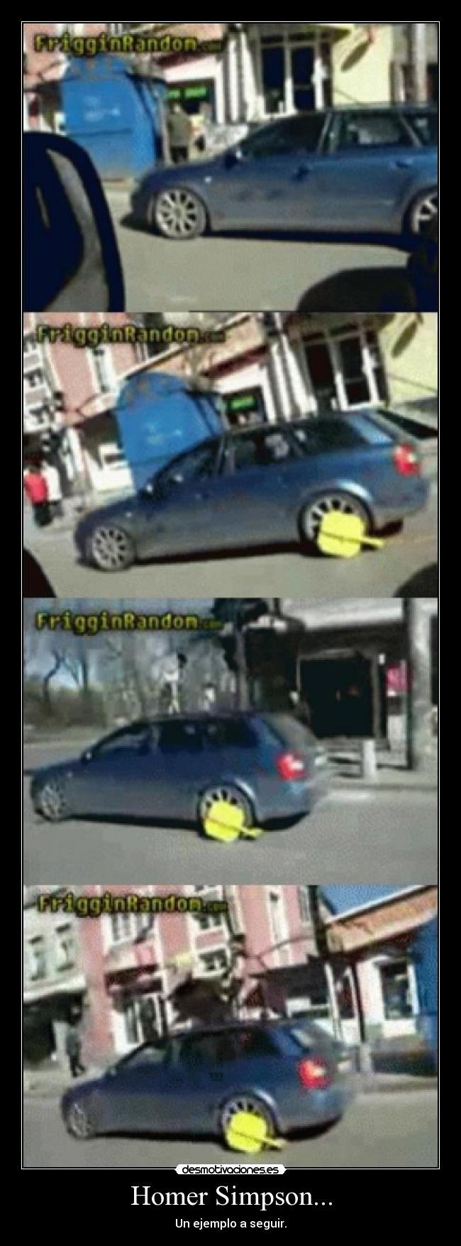 Homer Simpson... - Un ejemplo a seguir.