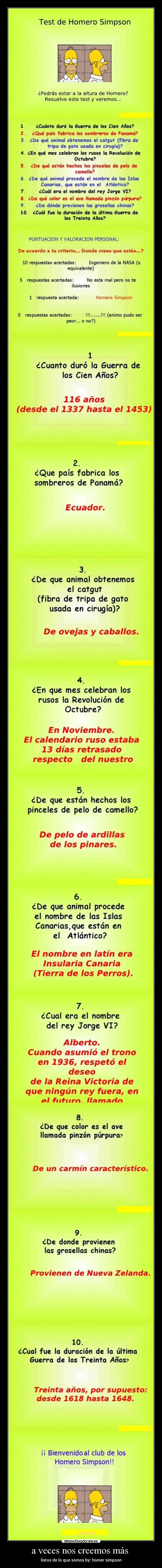 a veces nos creemos más -