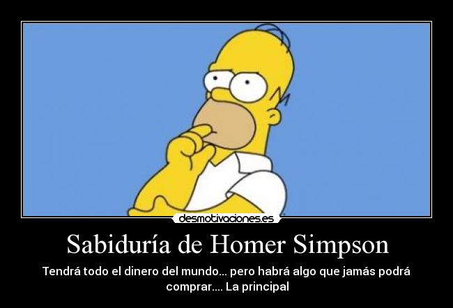 Sabiduría de Homer Simpson - 