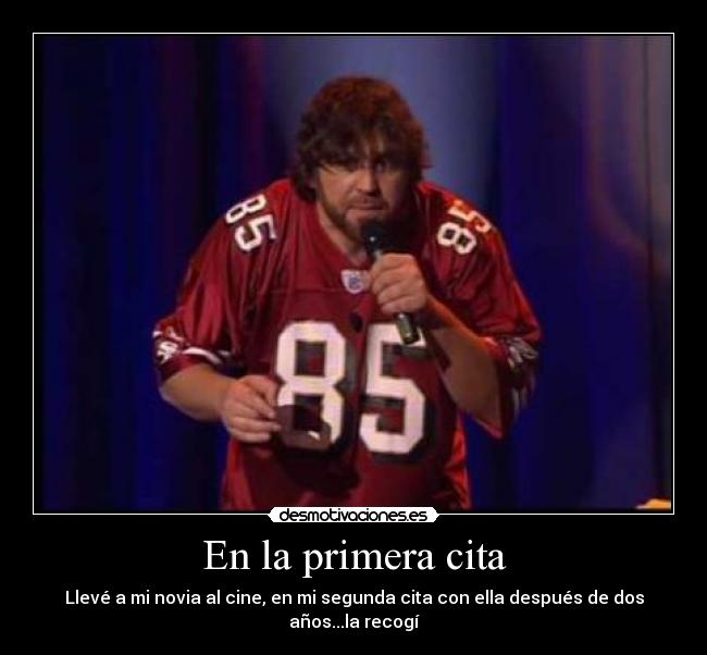 En la primera cita -