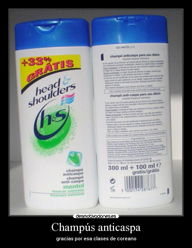 Champús anticaspa -