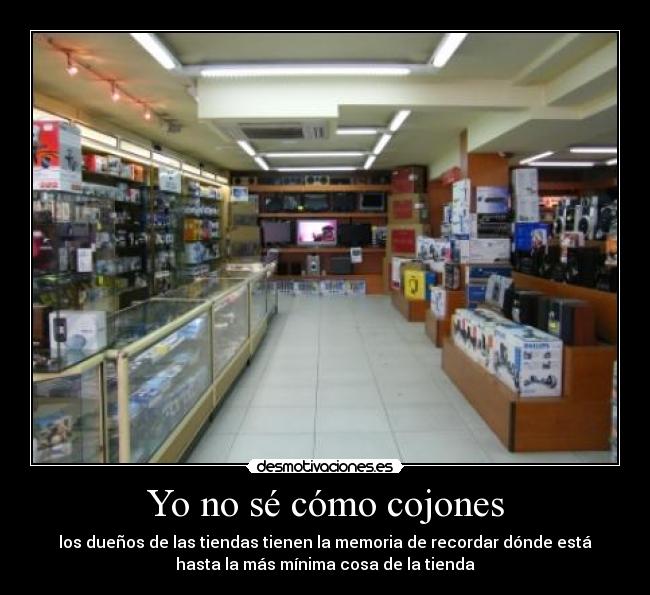 Yo no sé cómo cojones - 