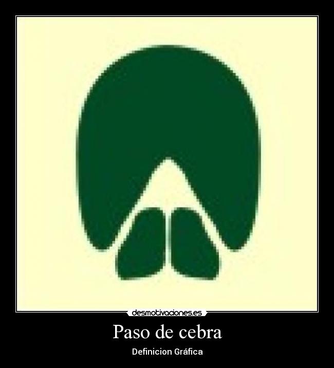 Paso de cebra - Definicion Gráfica