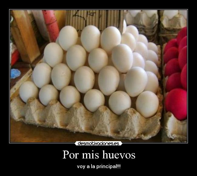 Por mis huevos - voy a la principal!!!