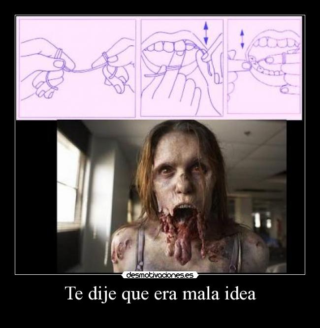 Te dije que era mala idea -