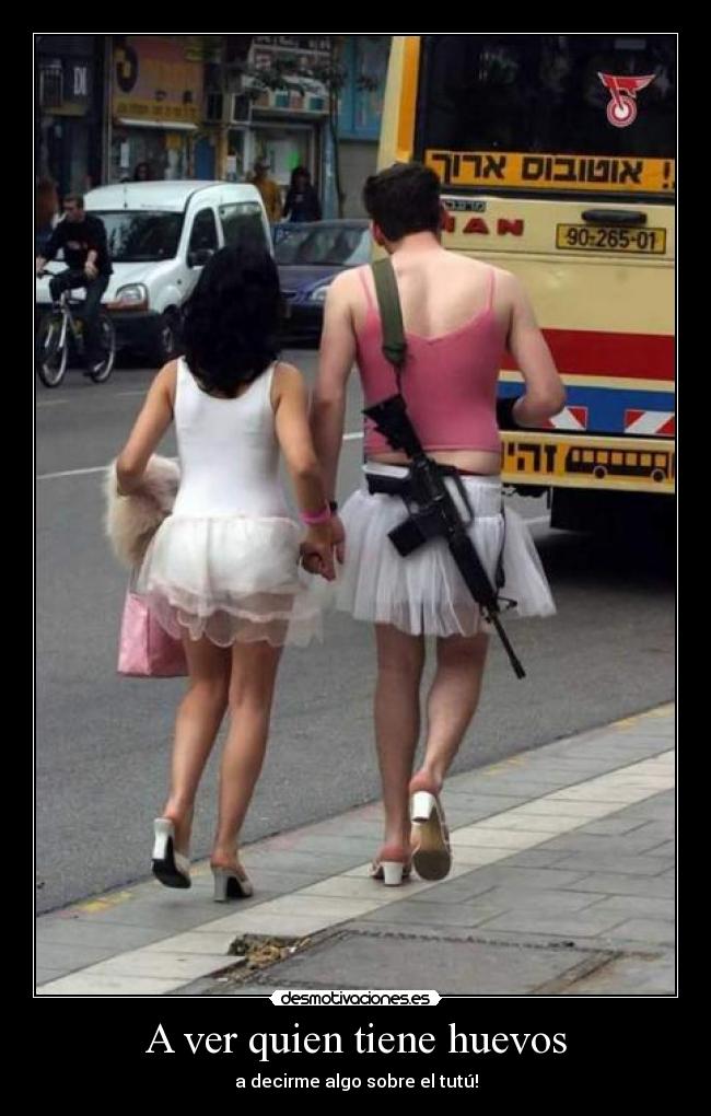 A ver quien tiene huevos -