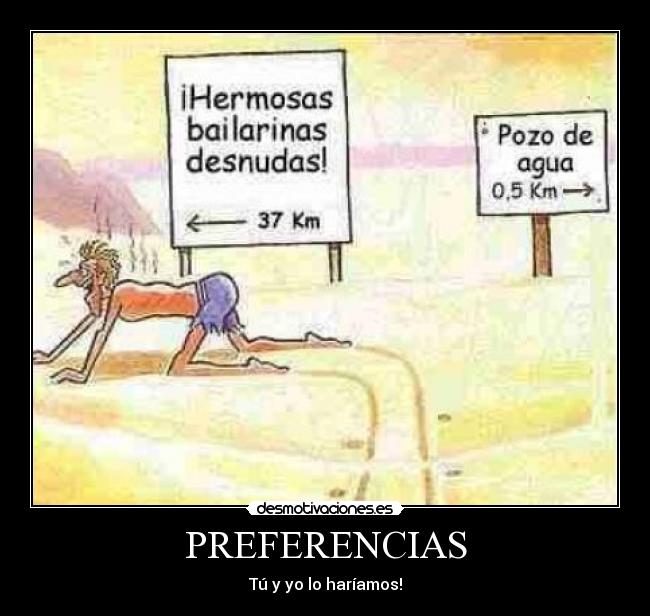 PREFERENCIAS - Tú y yo lo haríamos!