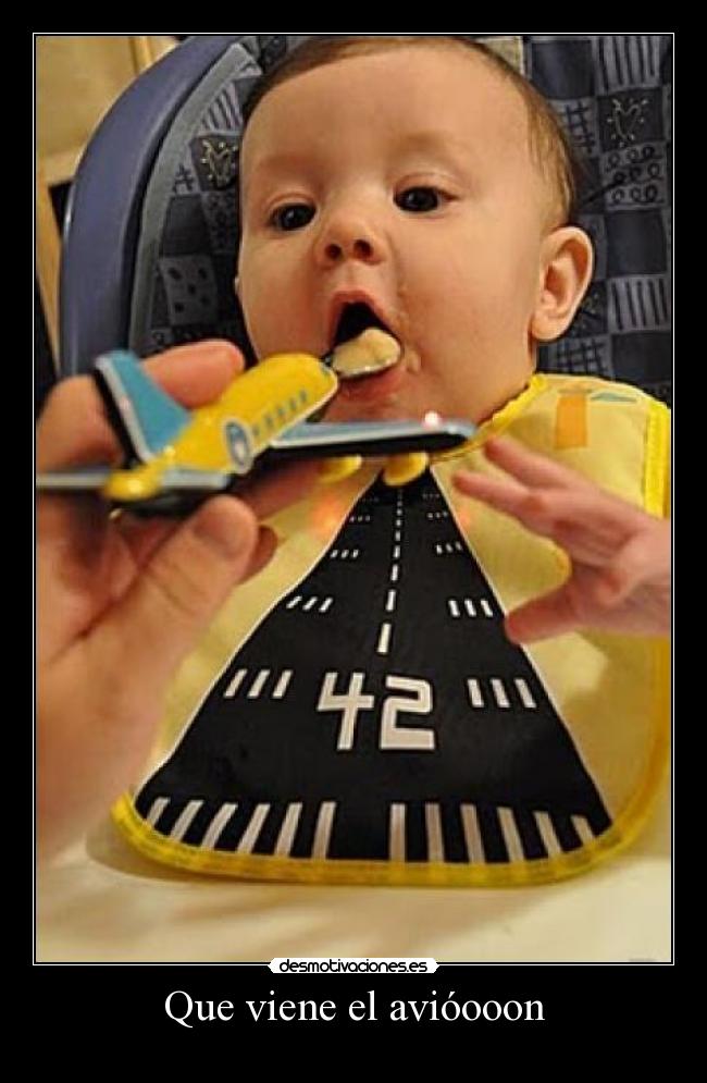 Que viene el avióooon -