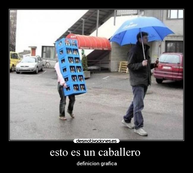 esto es un caballero  - 