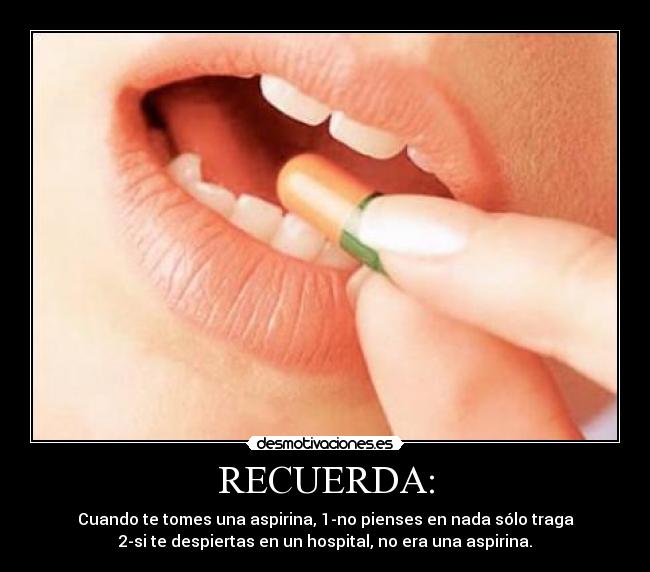 RECUERDA: -