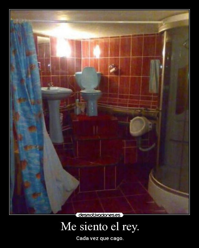 Me siento el rey. -