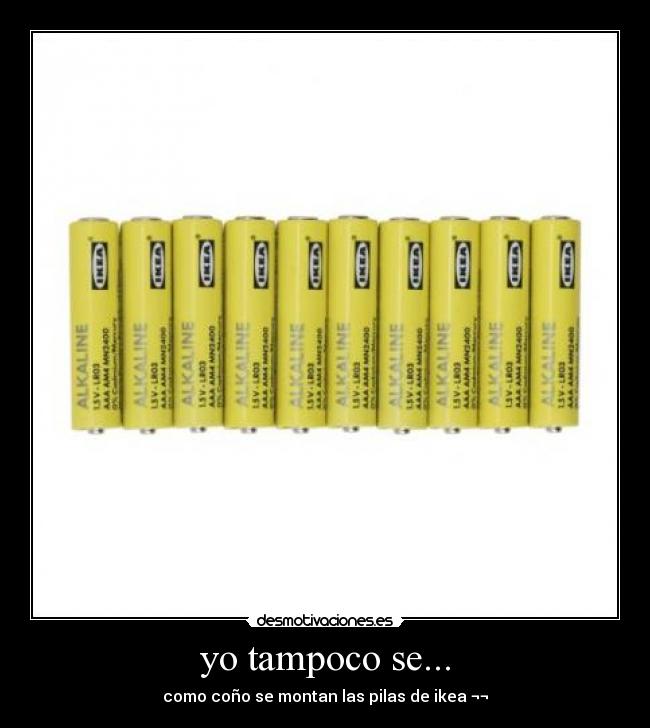 yo tampoco se... - 